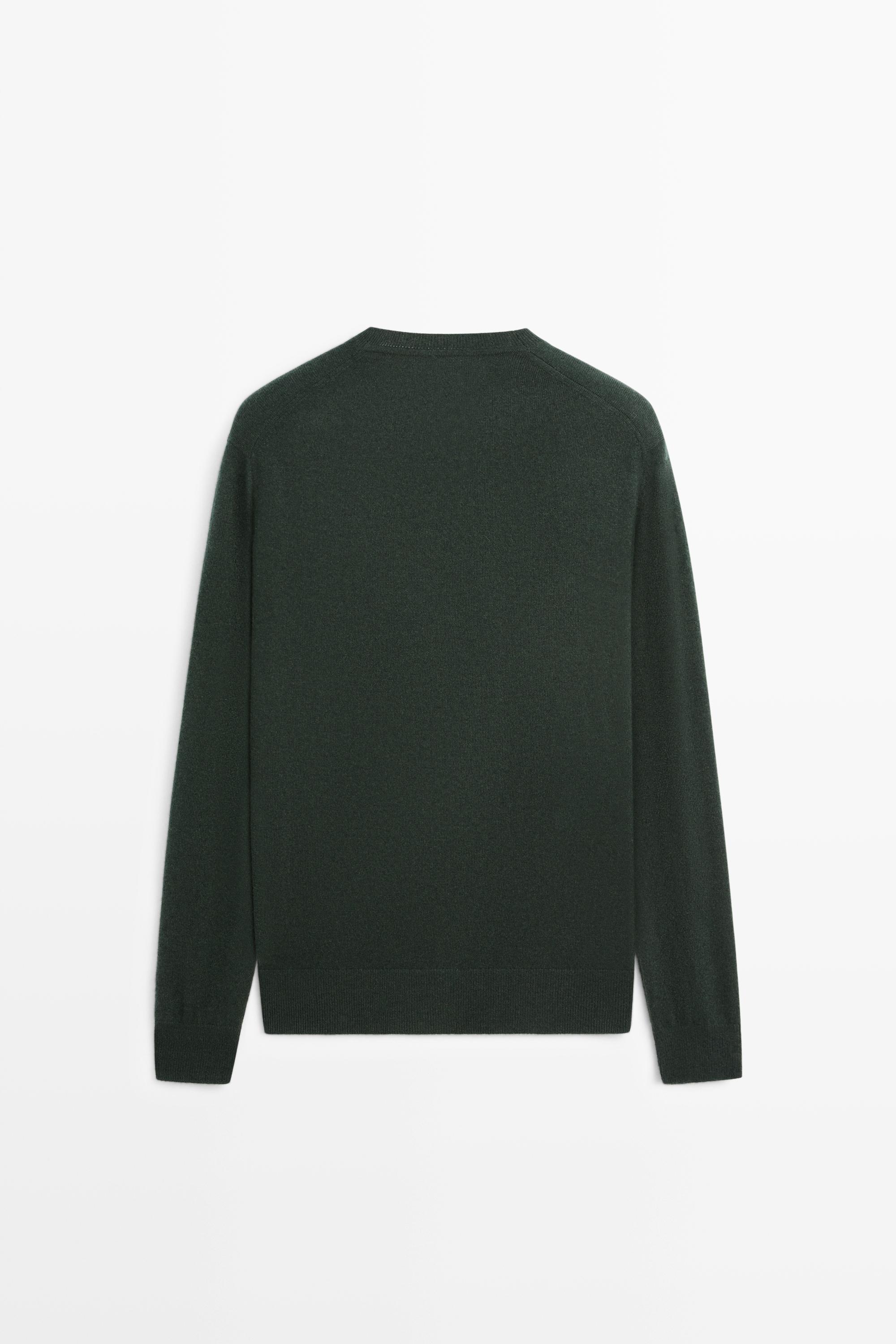 Pull en maille 100 % cachemire à col rond